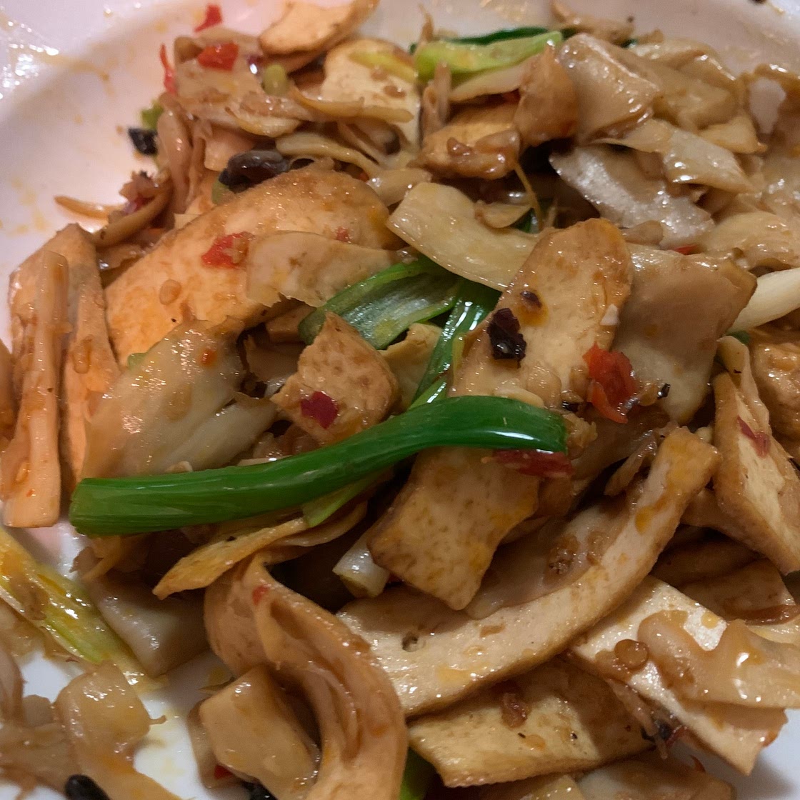 回锅豆干