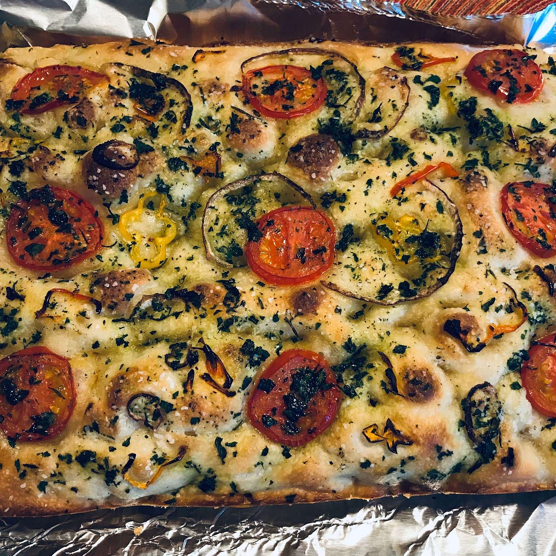 Sourdough Focaccia Art