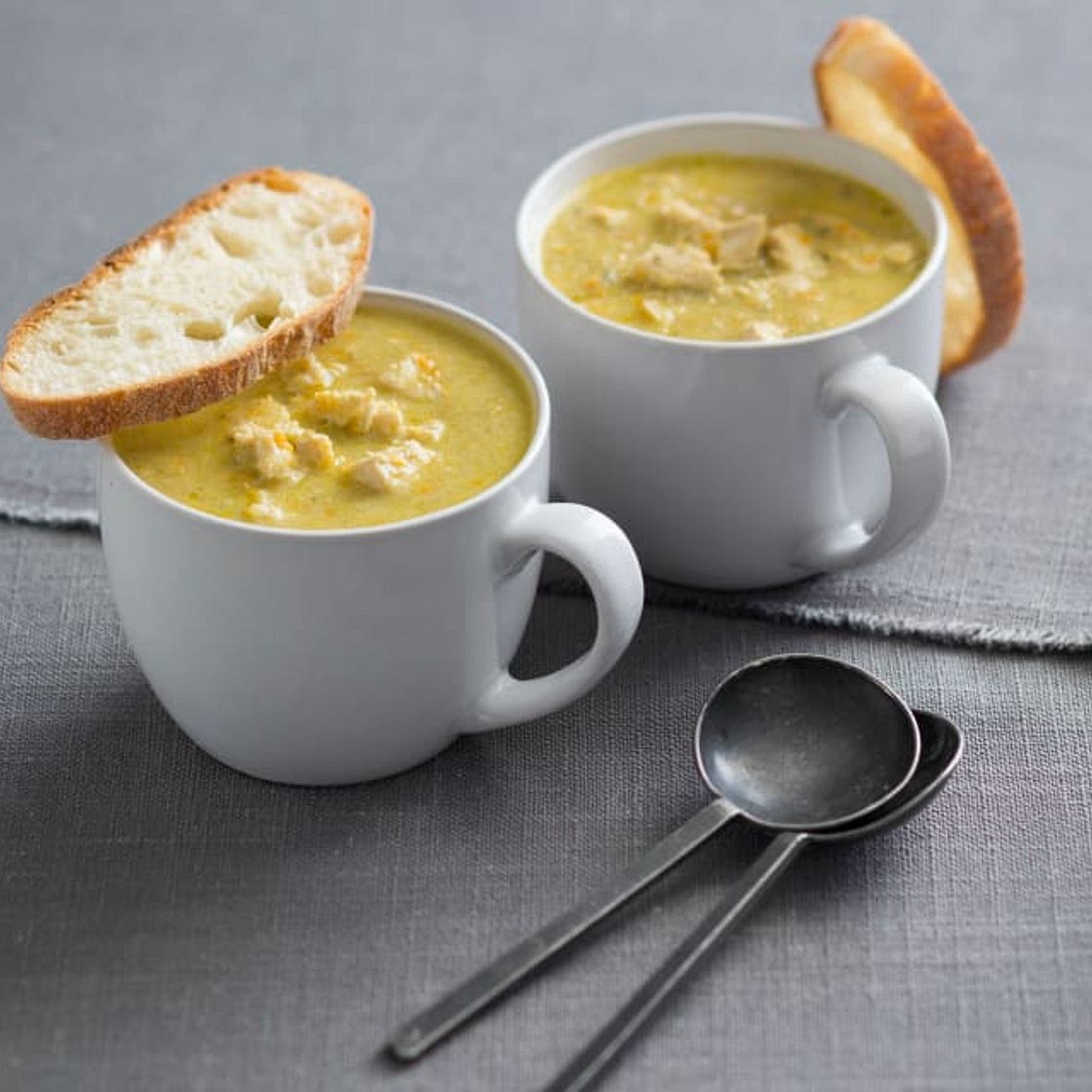 "Hug in a mug" chicken soup