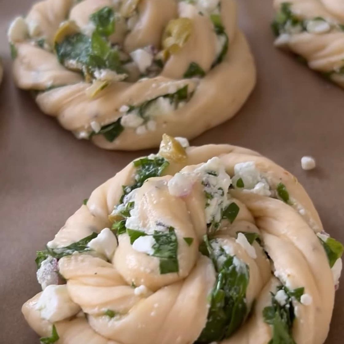 Greek filled buns