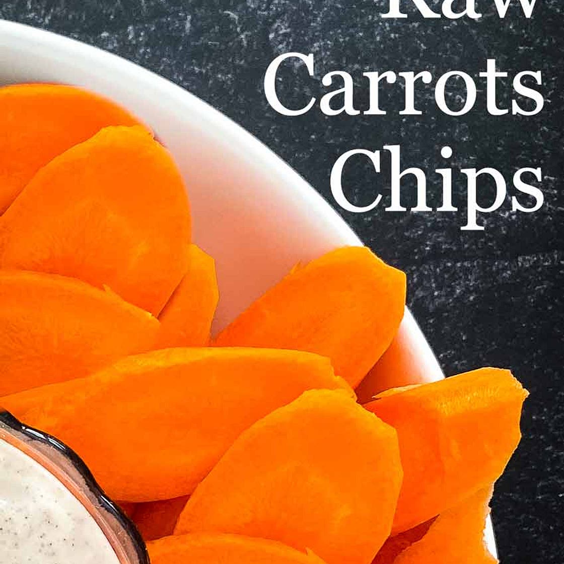 Raw Carrot Chips