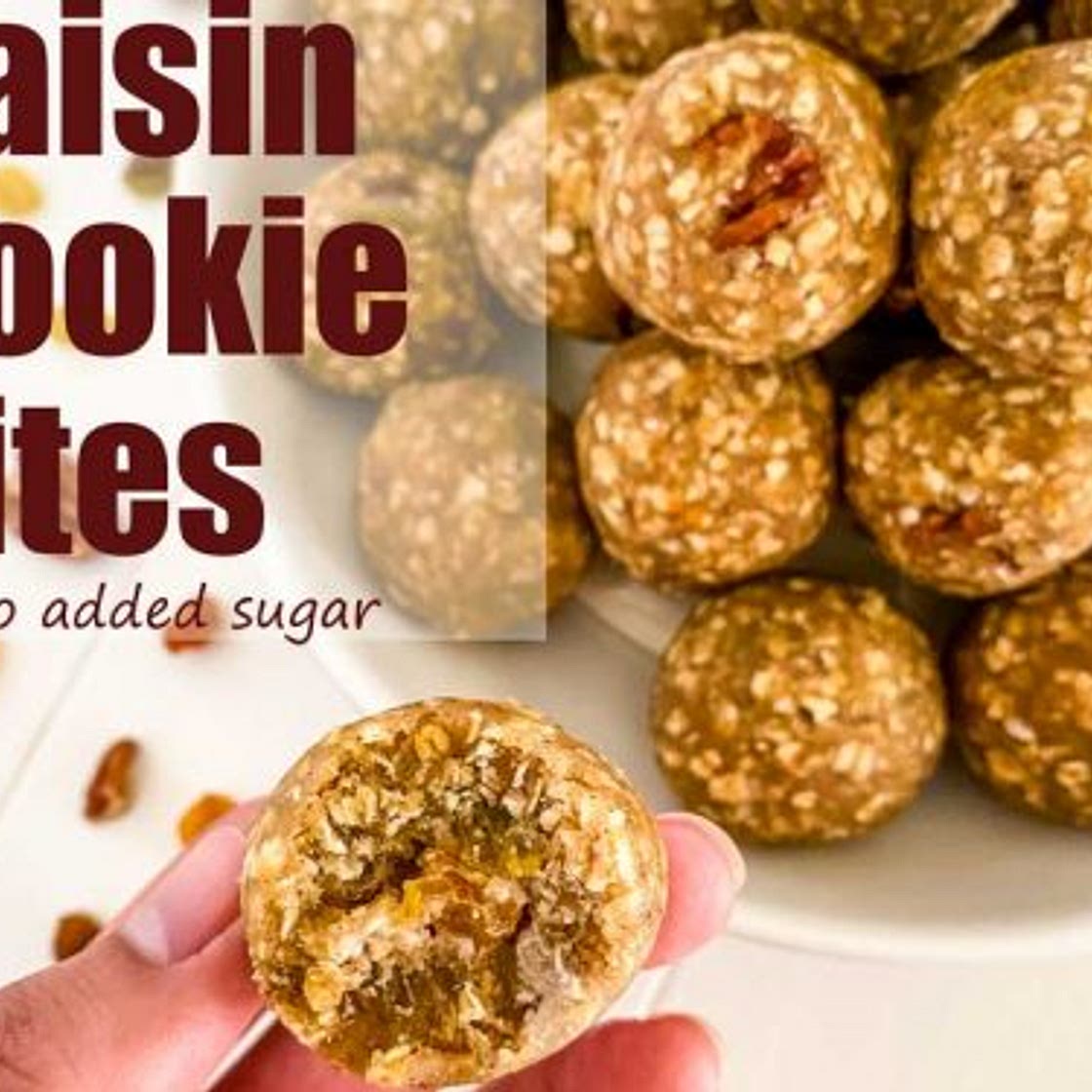 Oatmeal Raisin Cookie Bites