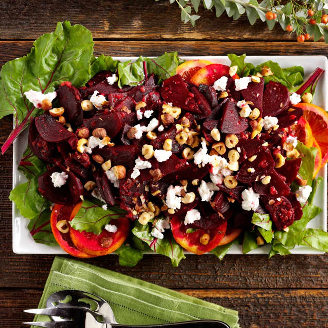 Beet Salad with Blood Orange Balsamic Vinaigrette