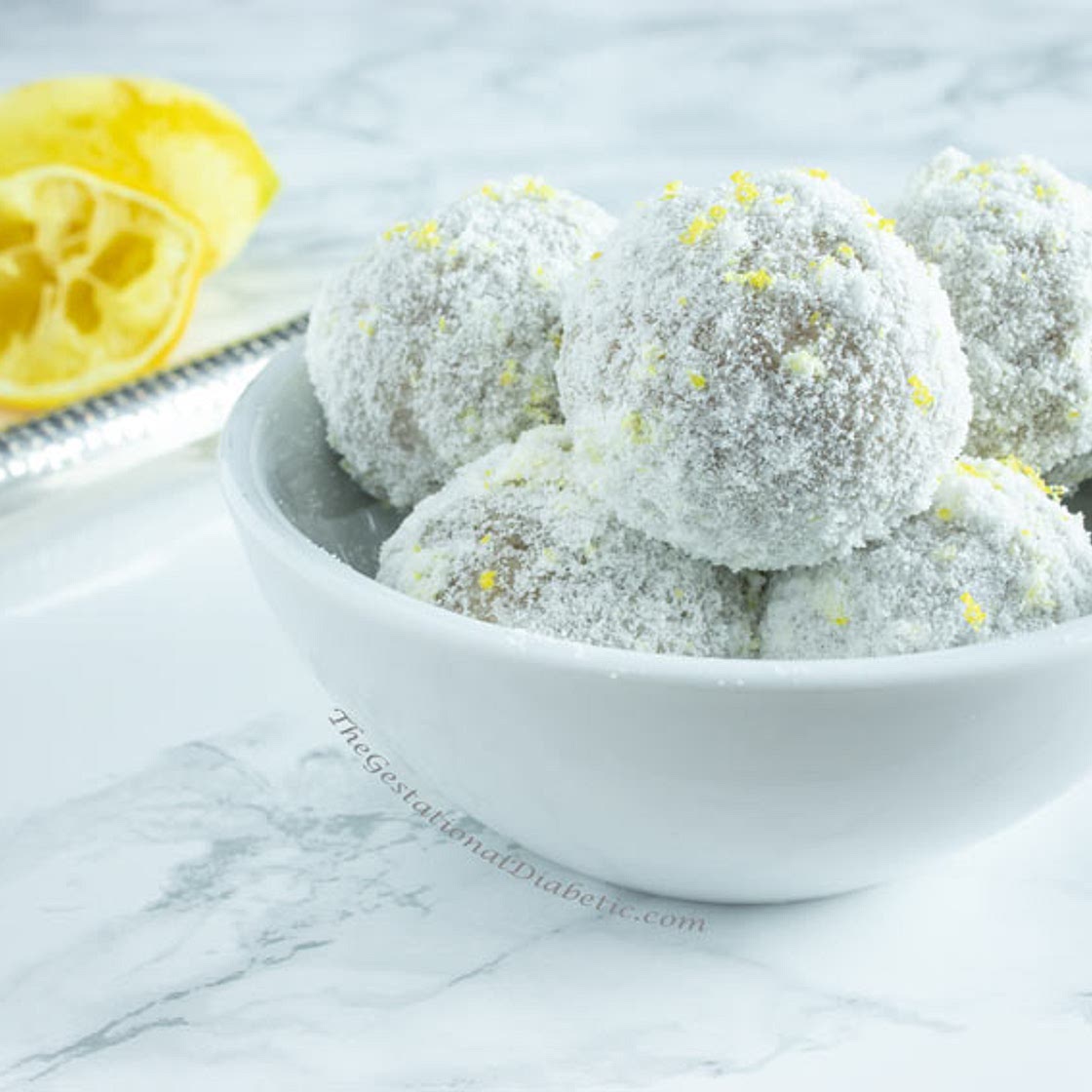 Coconut Lemon Fat Bombs