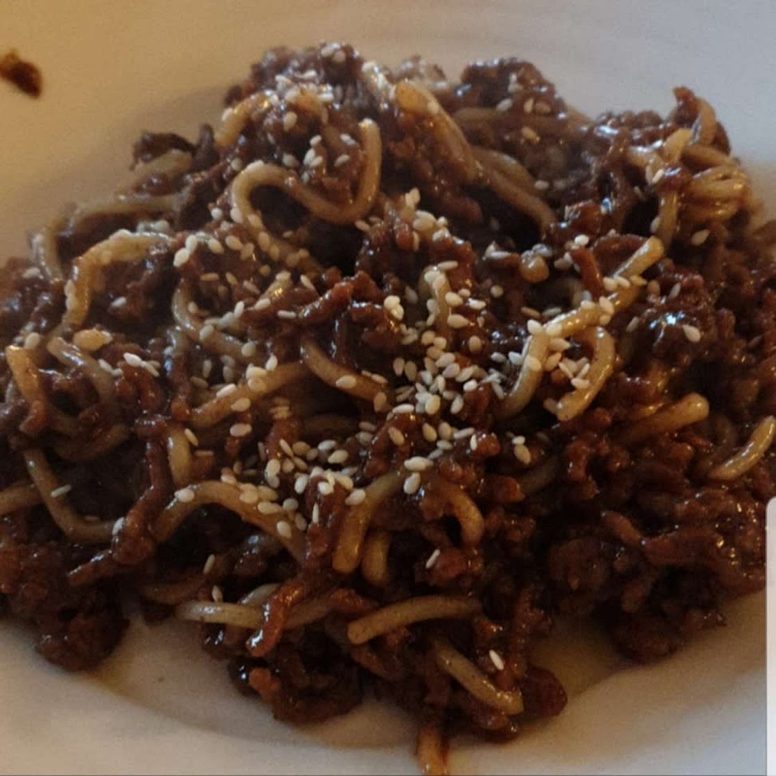 Mongolian Beef and Noodle