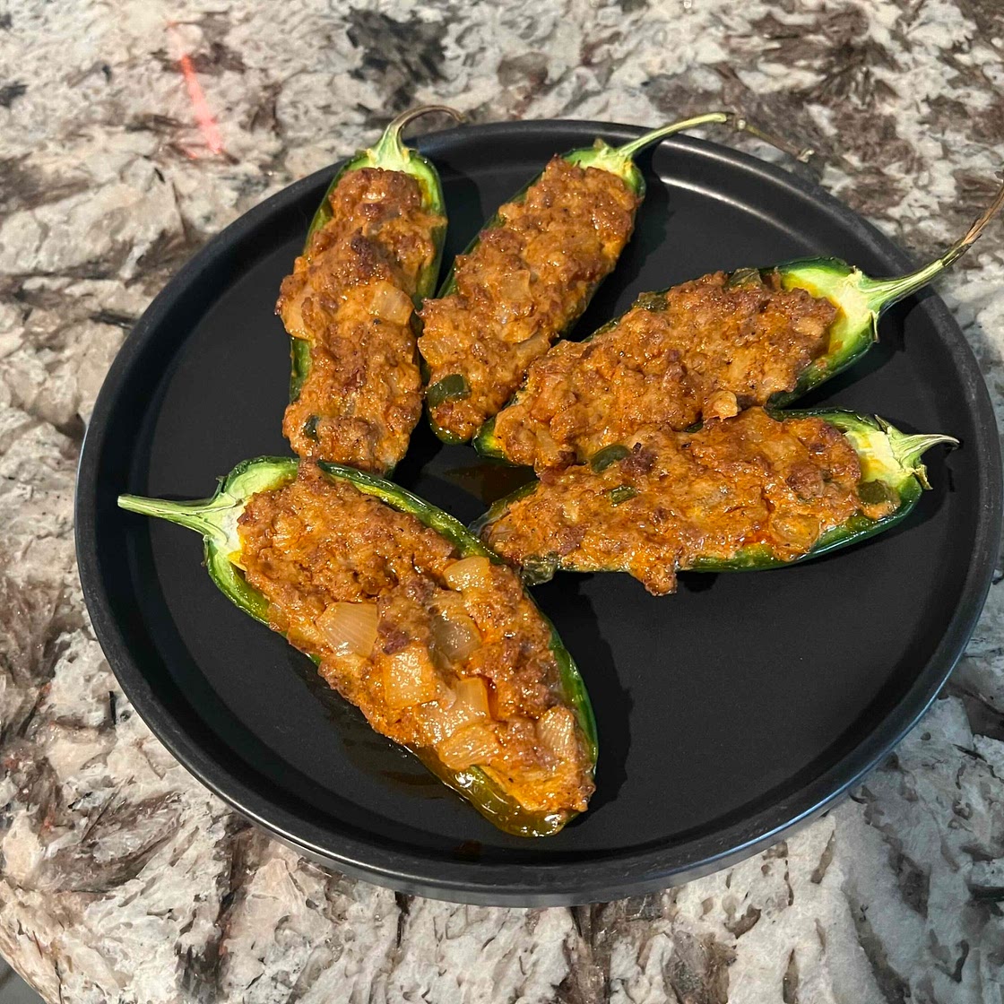 Chorizo Stuffed Jalapenos