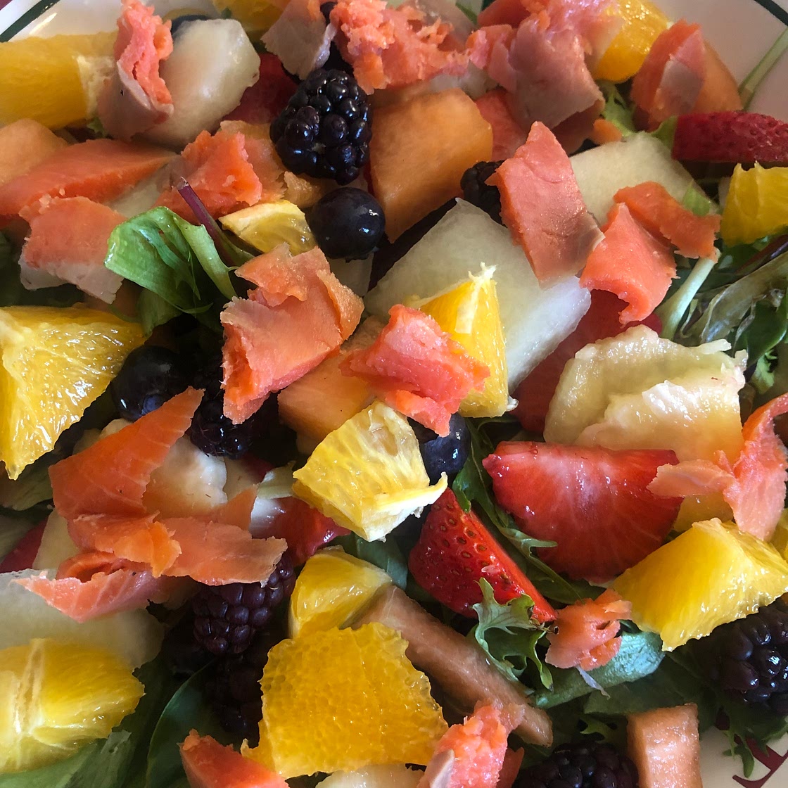 Salmon Fruit Salad