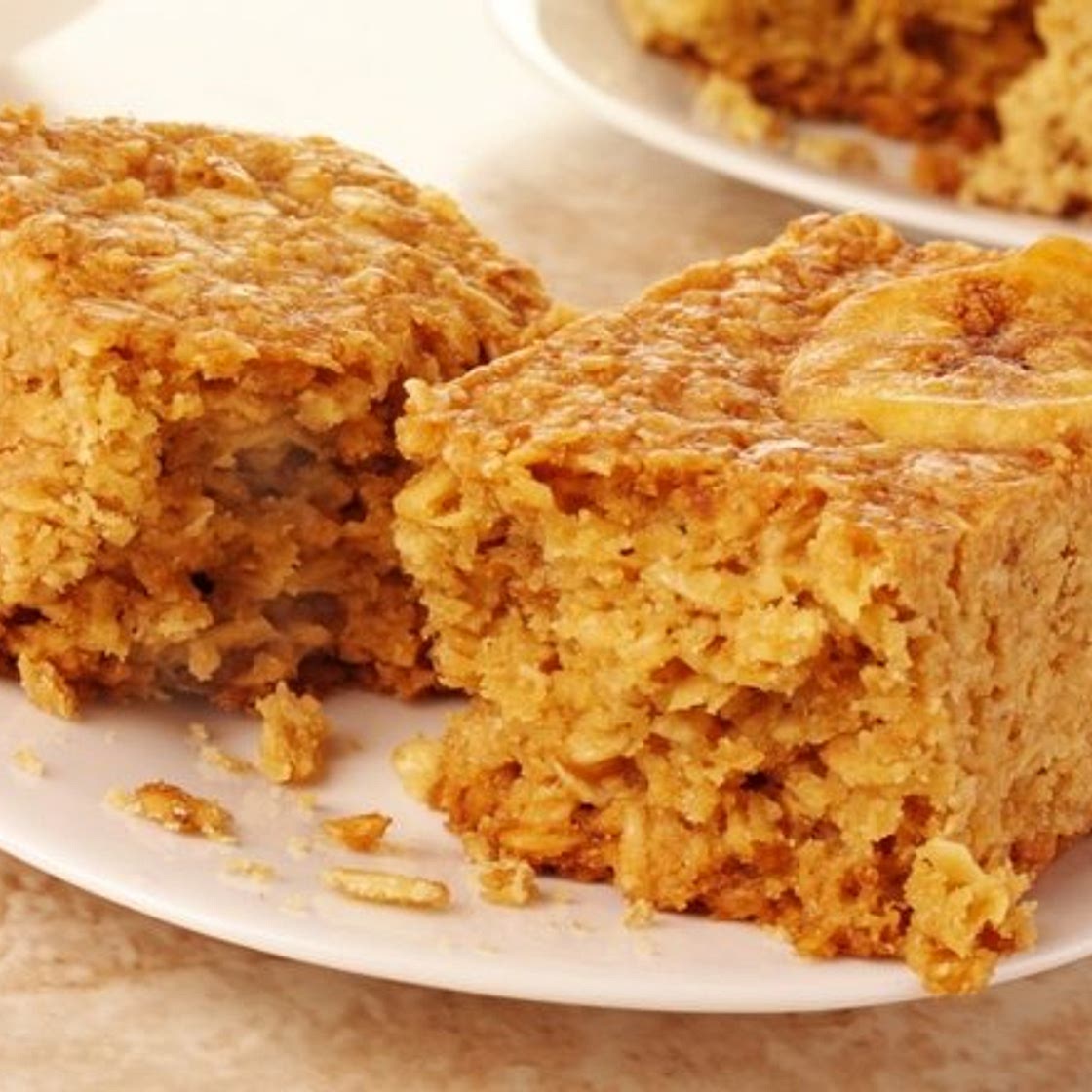 Banana flapjacks