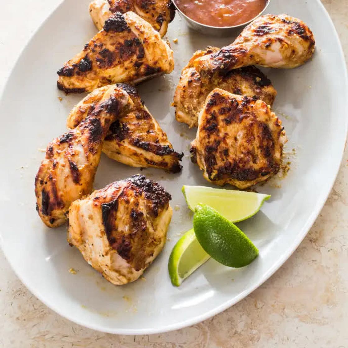 Tandoori Chicken with Yogurt Sauce