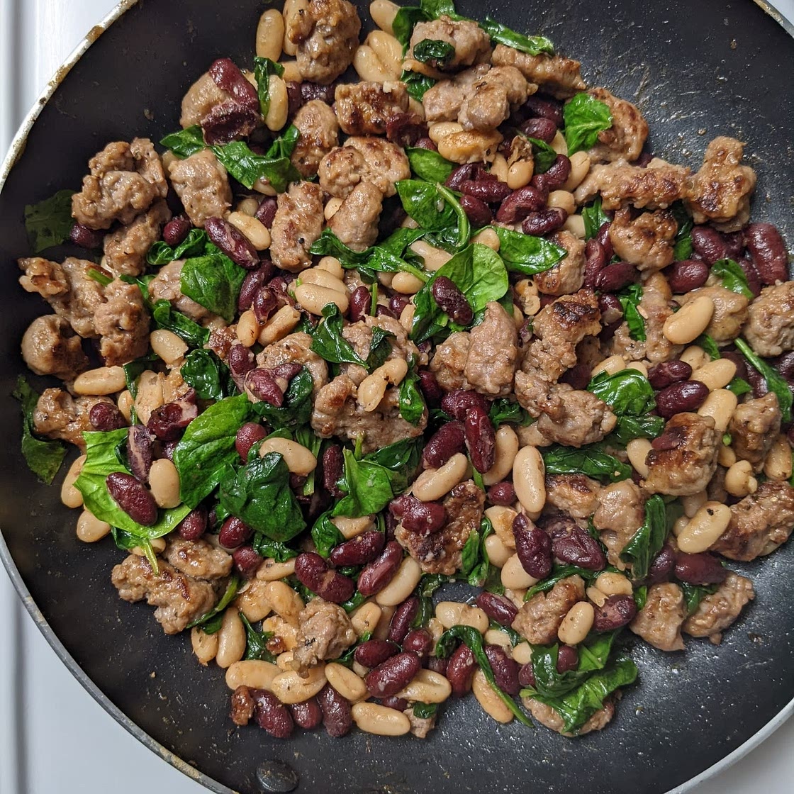 Italian Sausage and White Bean Skillet