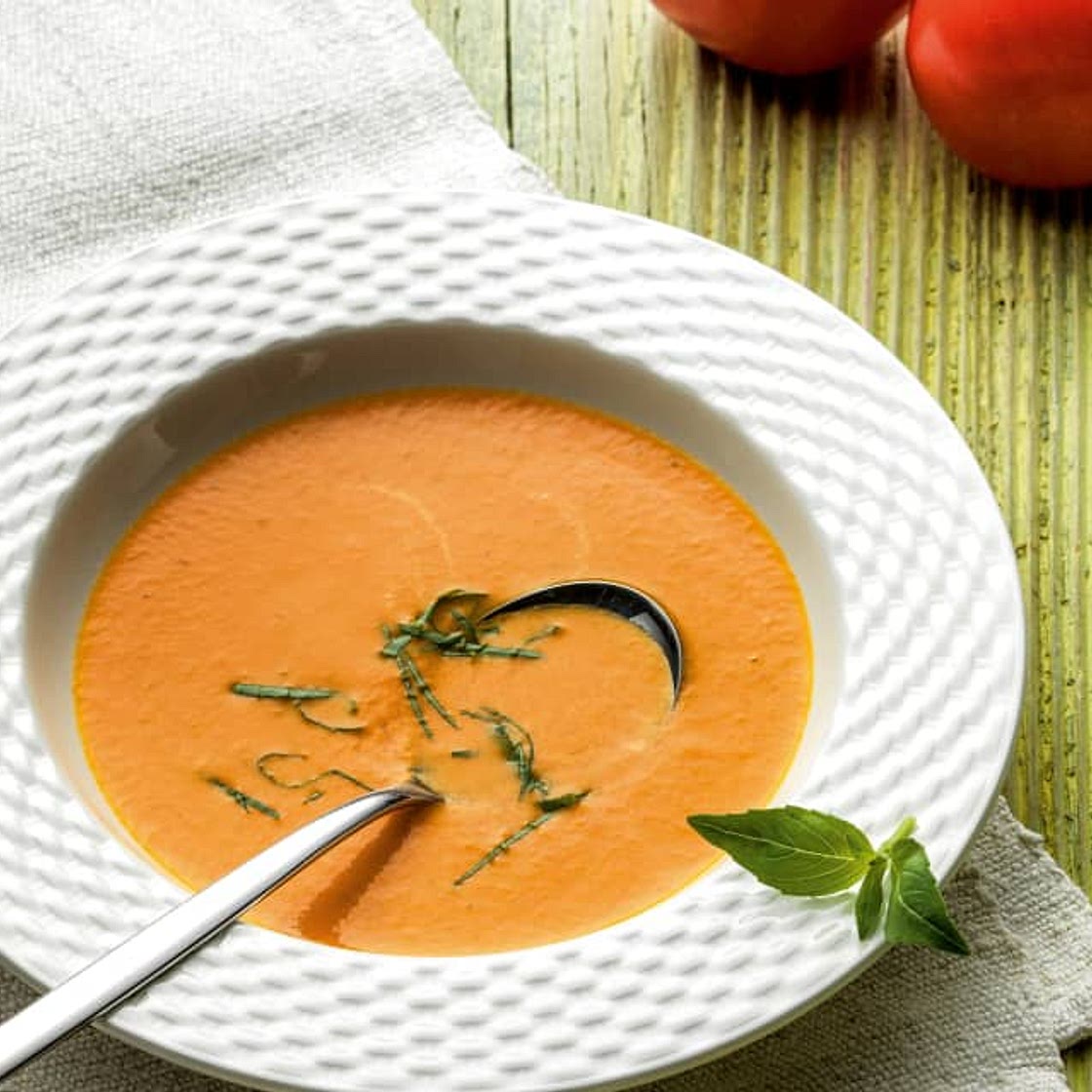 Cream of tomato soup