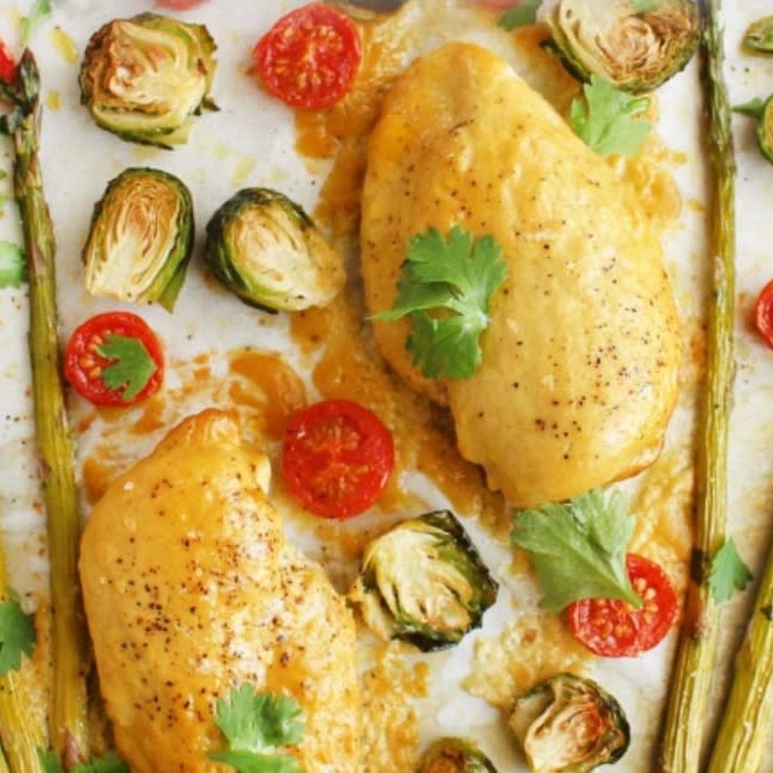 One Pan Honey Mustard Chicken