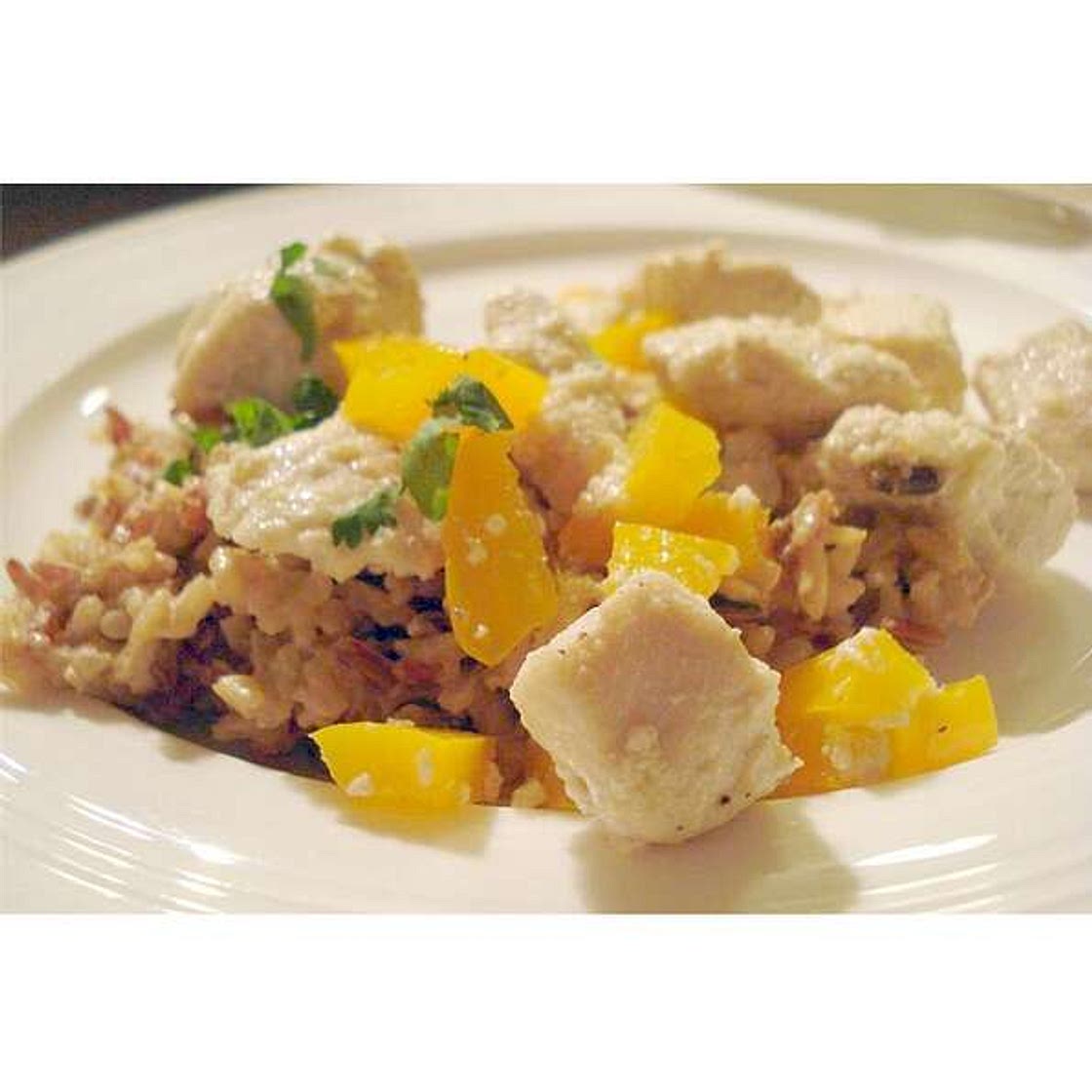 Ginger-Lime Chicken with Coconut rice