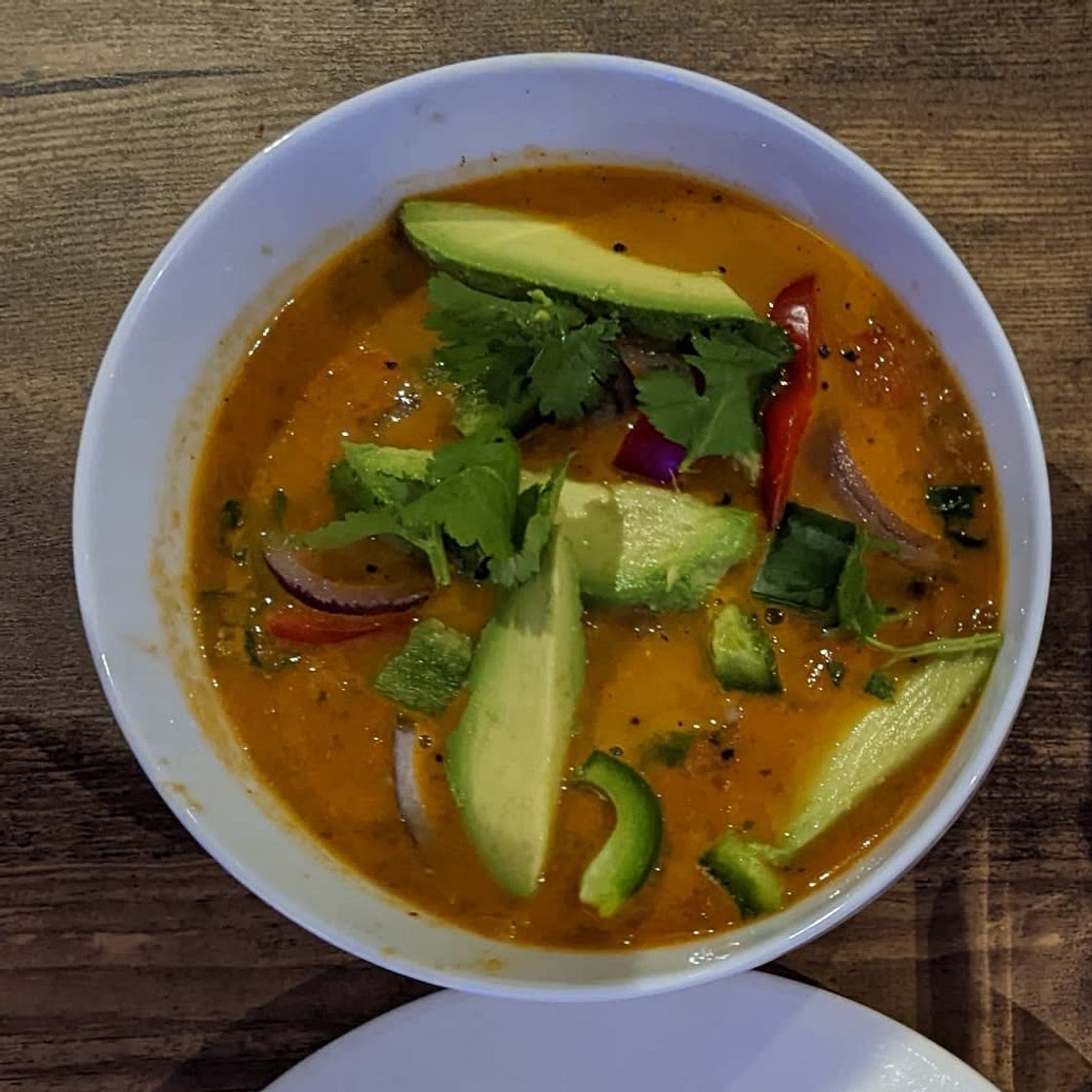 Spicy Mexican bean soup