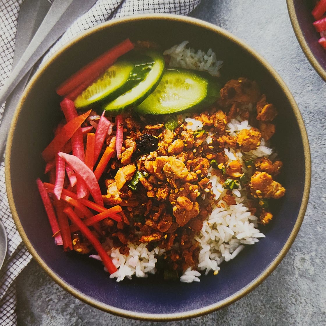 Lemongrass Tempeh crumbles