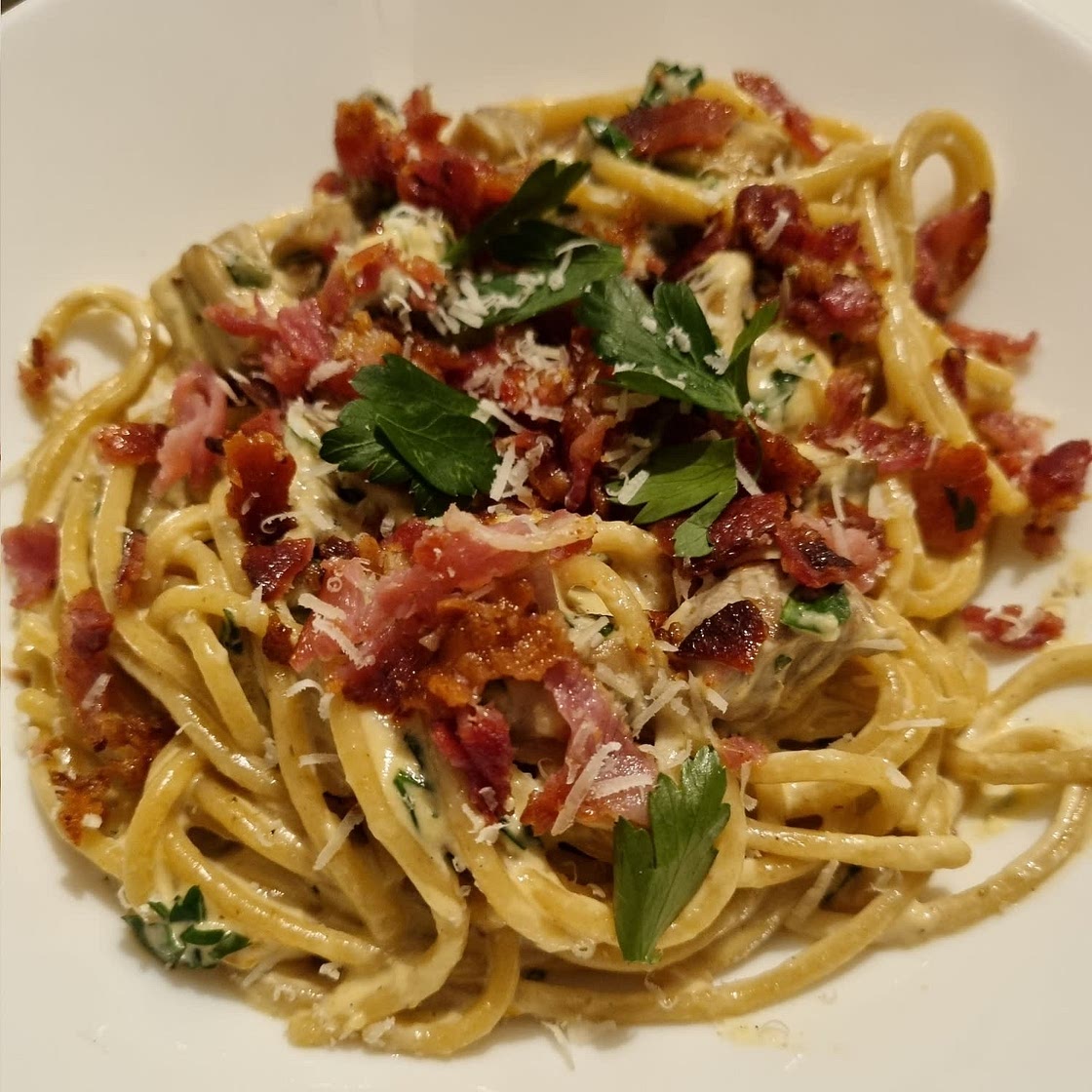 Creamy Bacon Carbonara