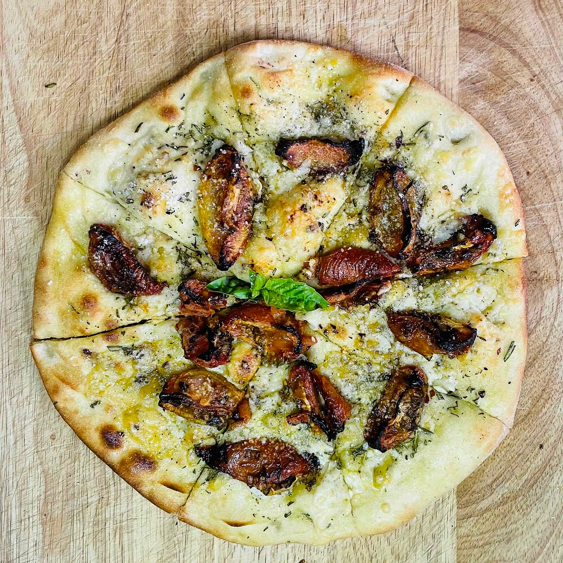 Roasted Tomato & Rosemary Pizza
