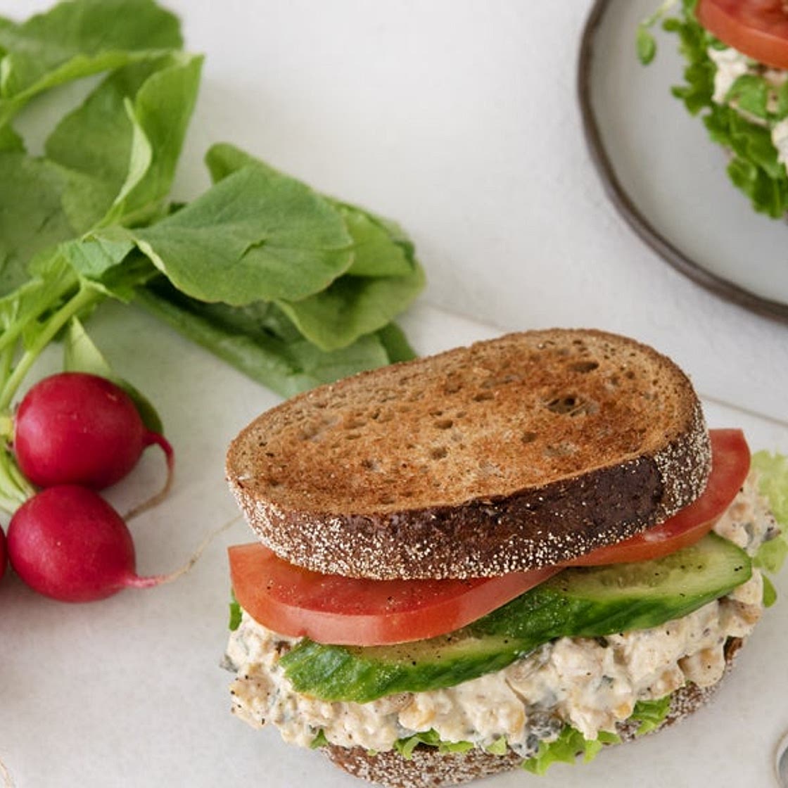 Best Ever Ranch Chickpea Salad Sandwich
