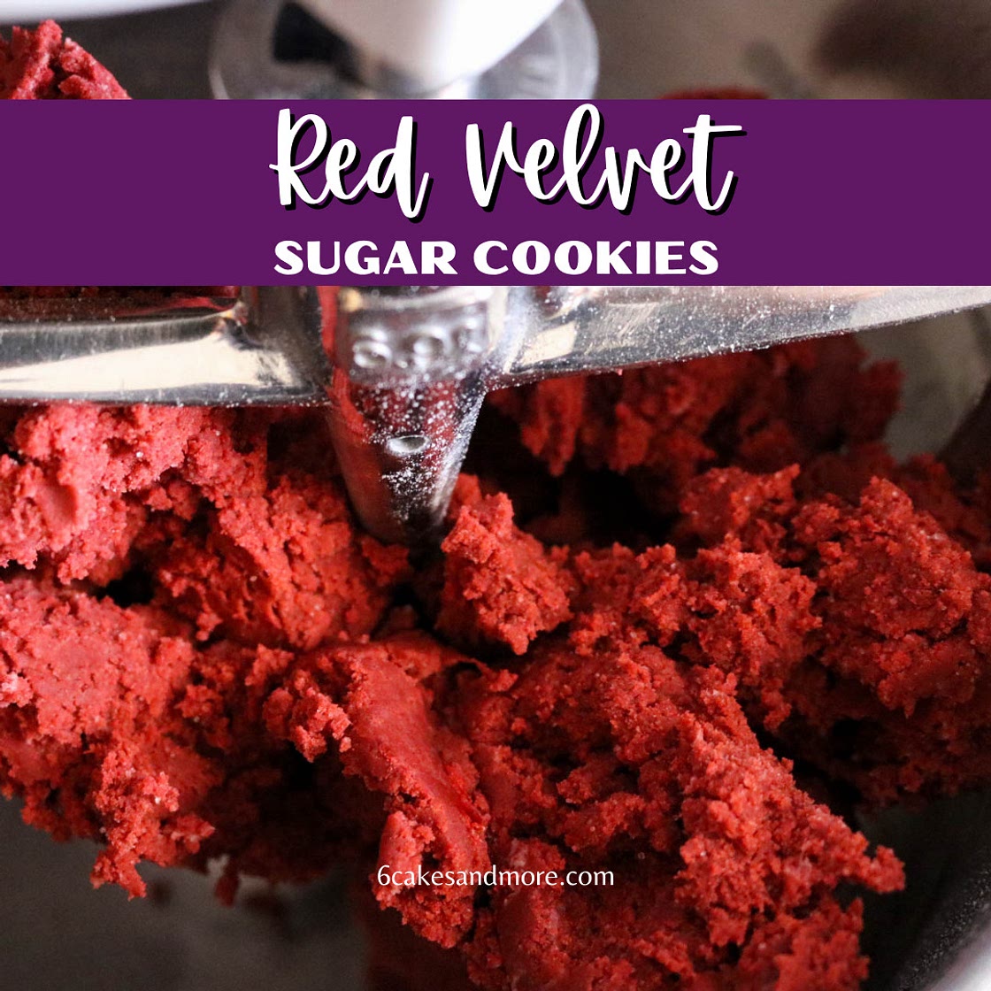 Red Velvet Sugar Cookies
