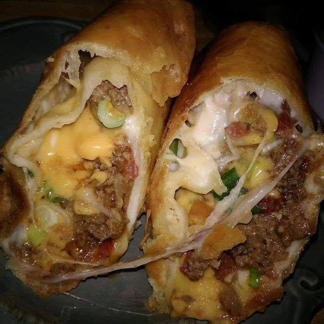 Beef and Cheese Chimichanga