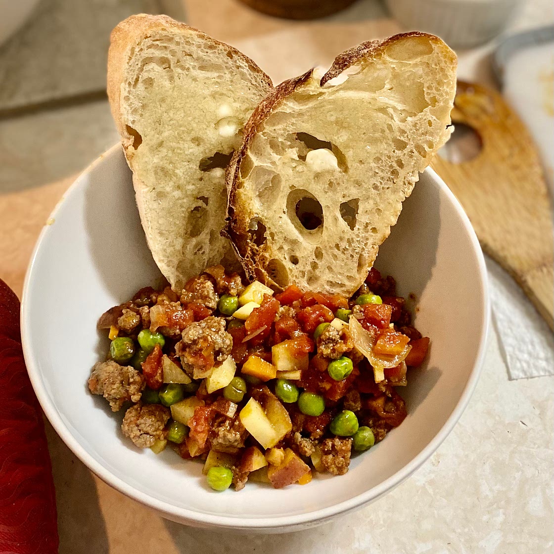 Keema Aloo (Ground Beef and Potatoes)