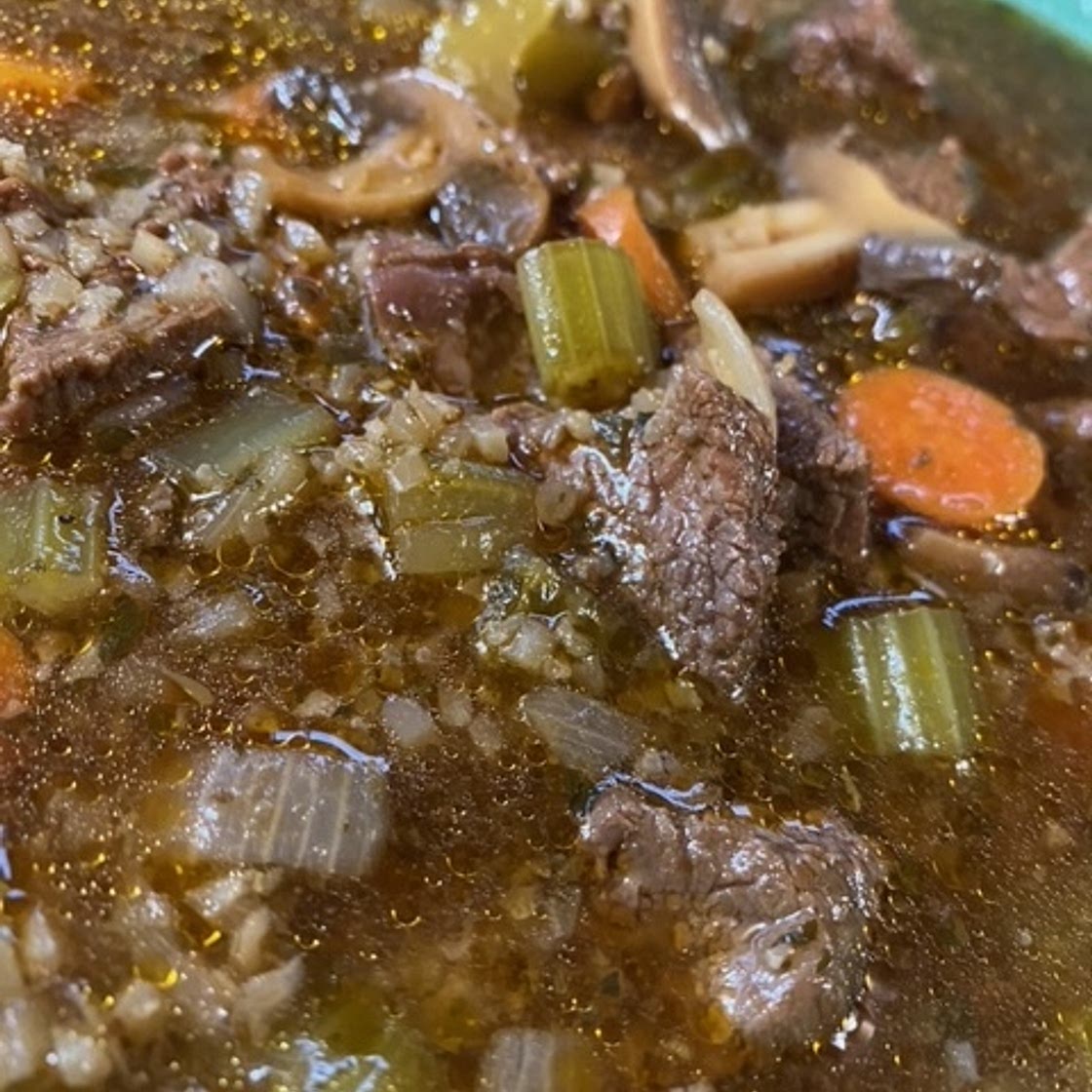 Vegetable Beef Soup - Carb Conscious Instapot!