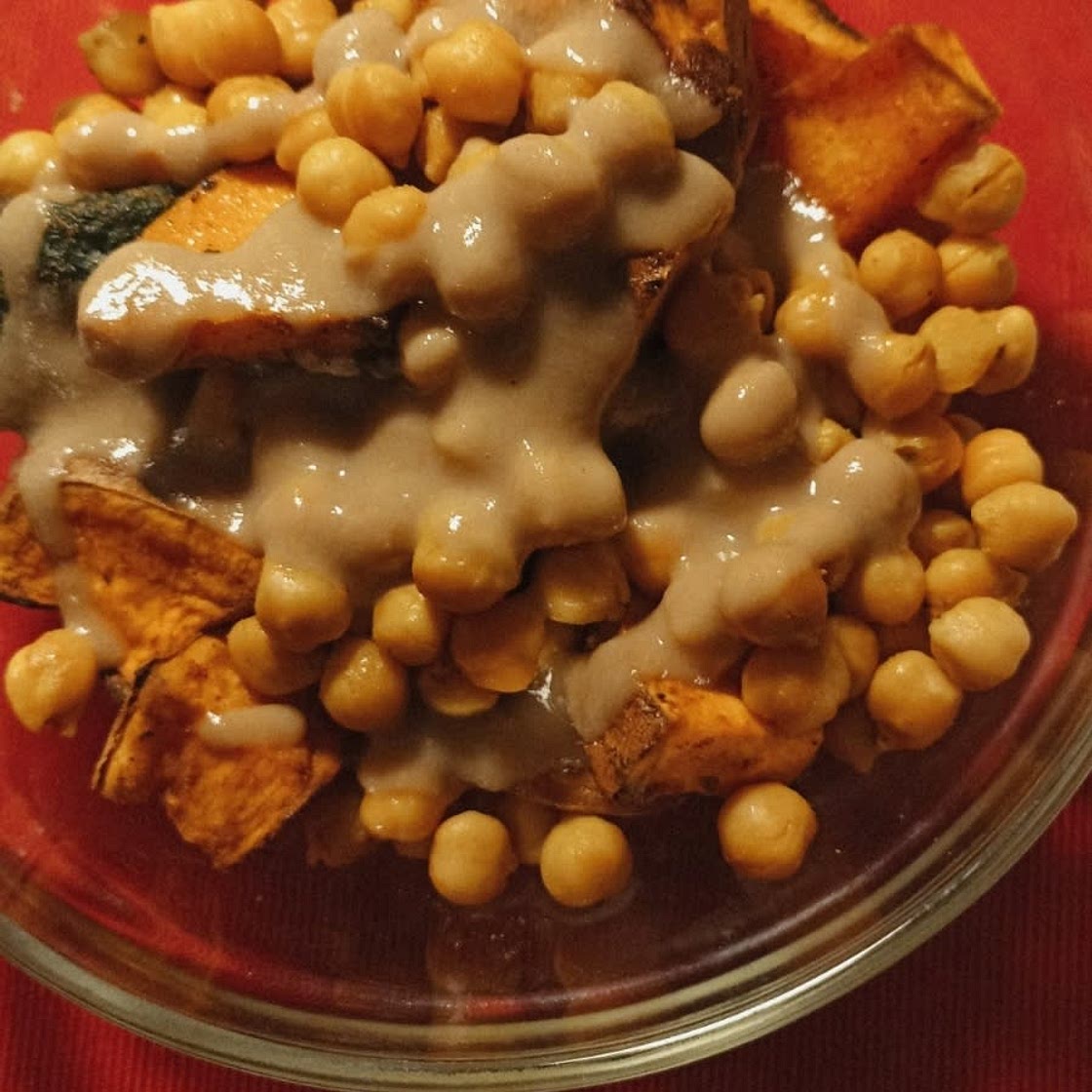Sweet Potato Chickpea Buddha Bowl