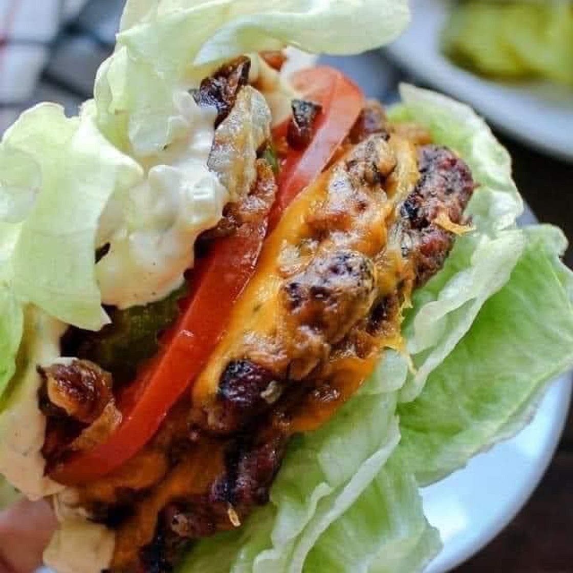 Big Mac lettuce Wrap