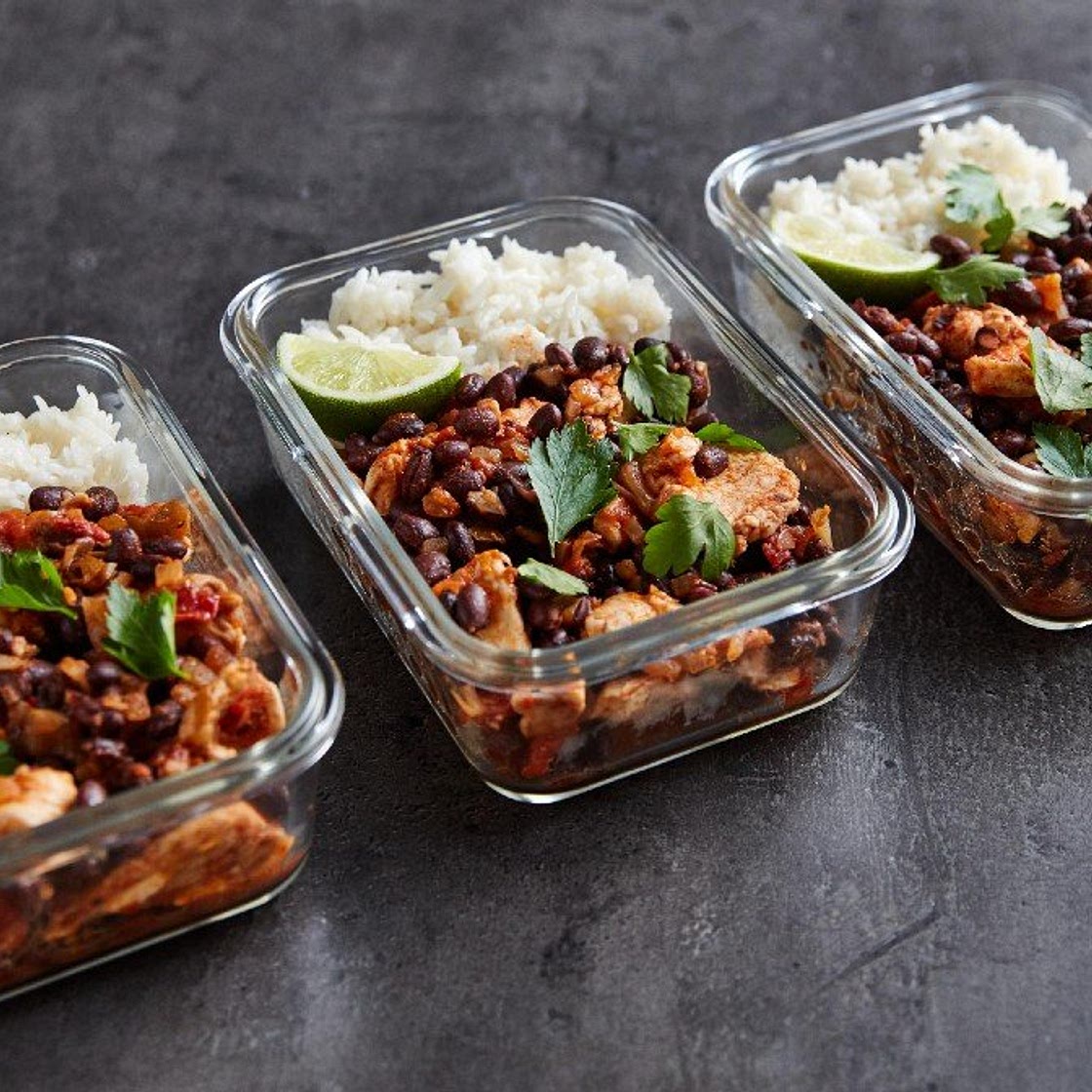 Naked Chicken Burrito Bowl Meal Prep | MYPROTEIN™