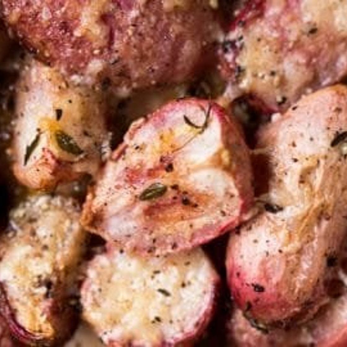 Keto Roasted Radishes (i.e. 'Potatoes'!)