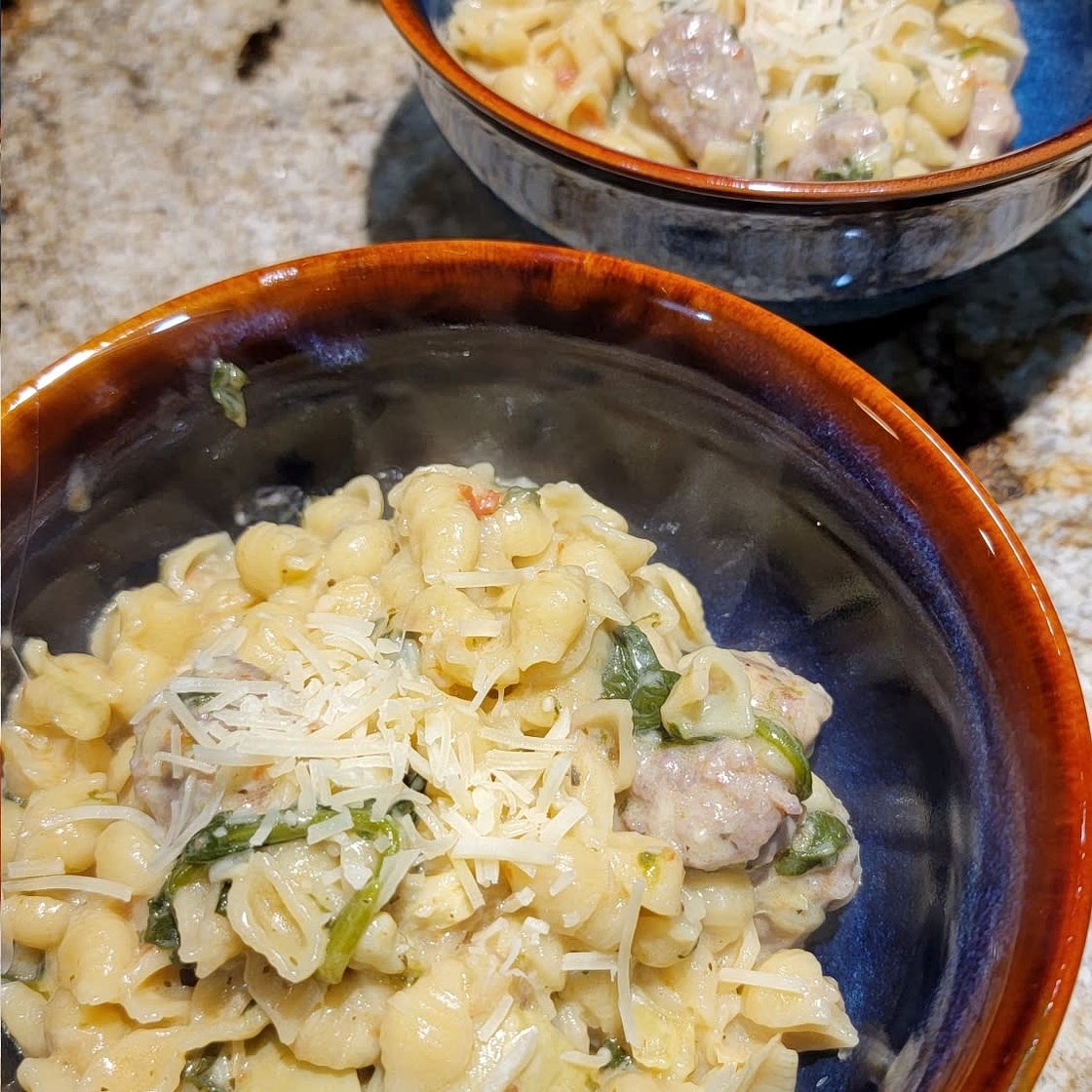 Instant Pot Sausage & Shells