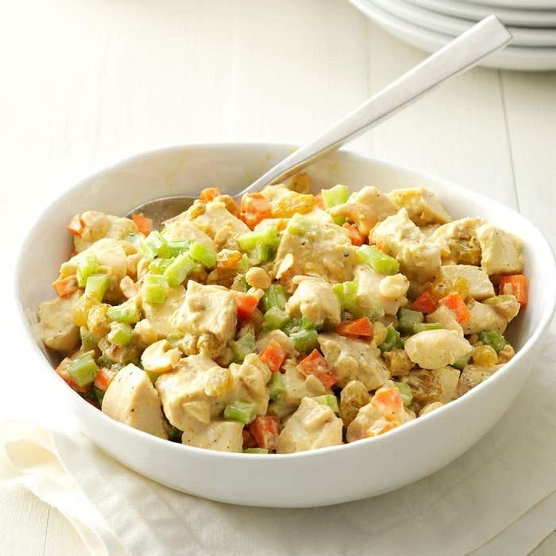 Cashew-Curry Chicken Salad