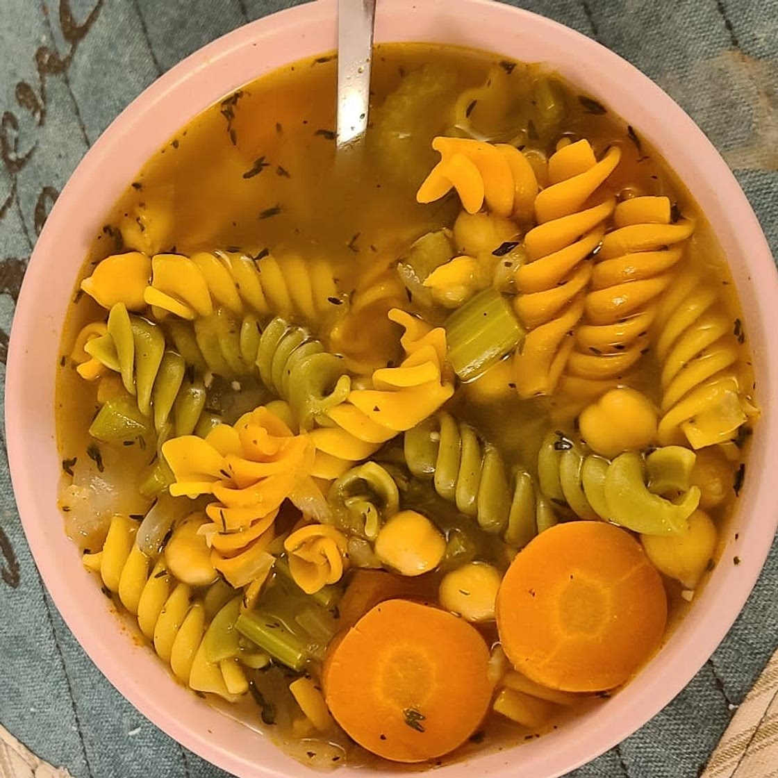 Chickpea Noodle Soup