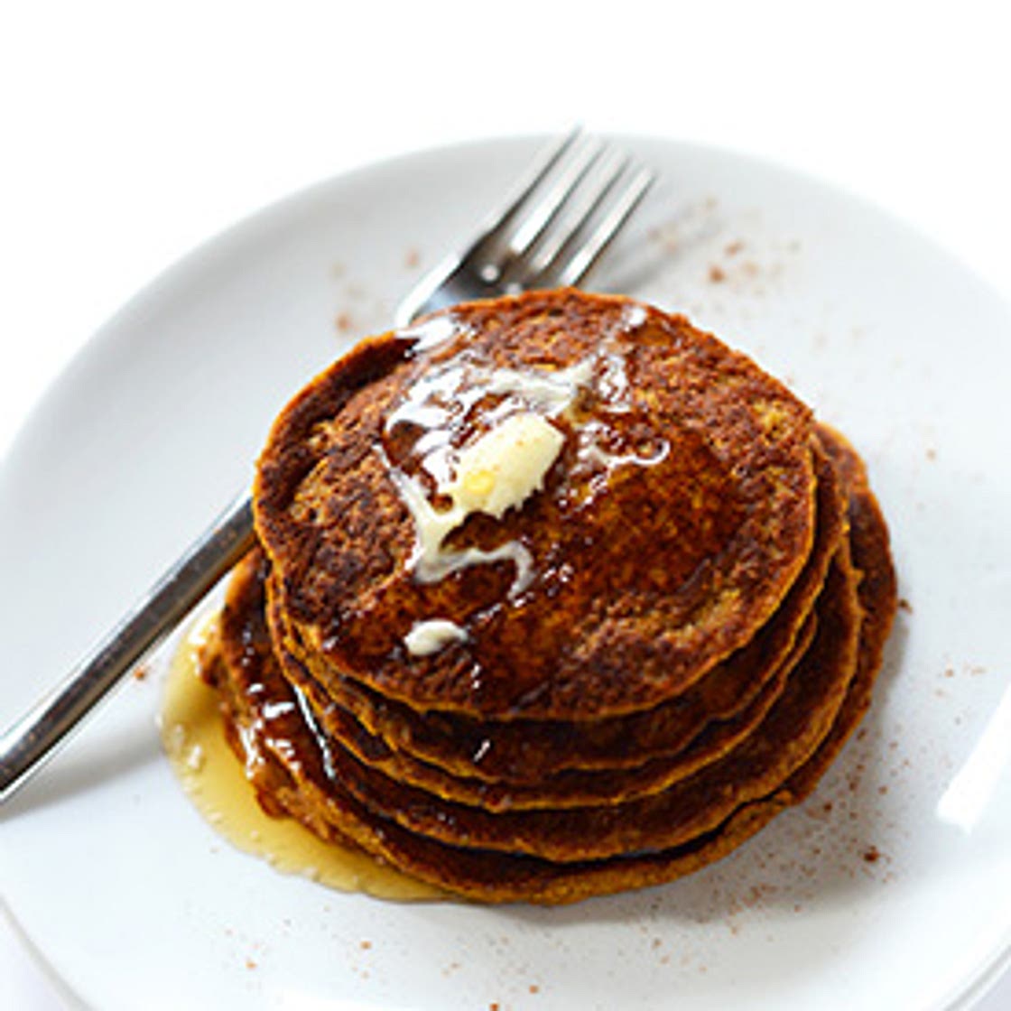 Vegan Pumpkin Spice Pancakes