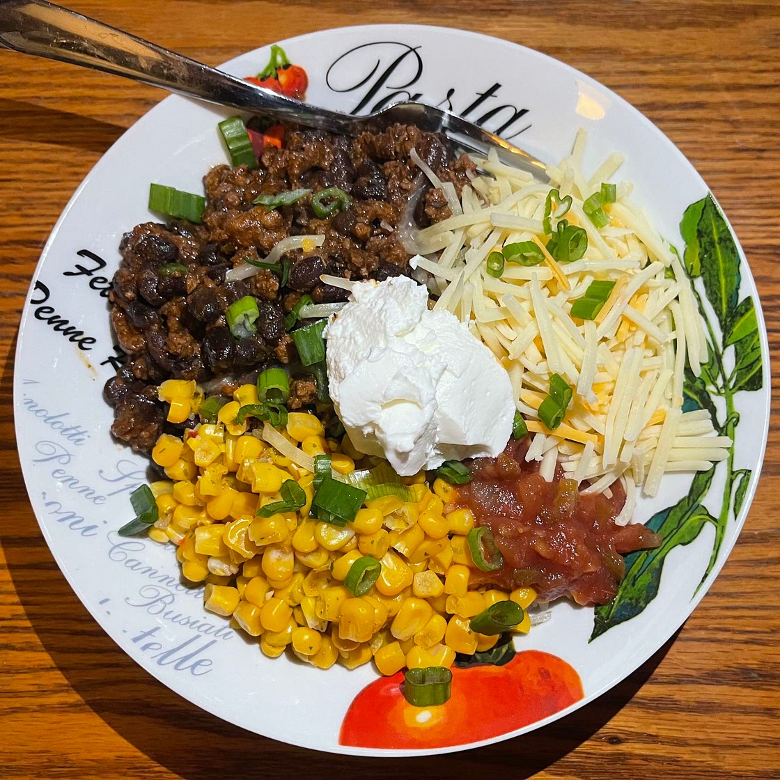 Black Bean & Beef Burrito Bowls