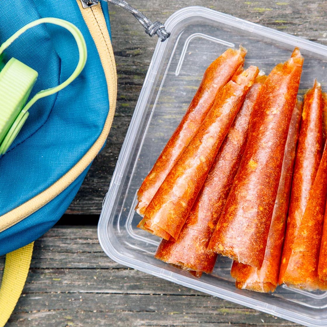 Chili Spiced Fruit Leathers (LA Fruit Cart Style!)