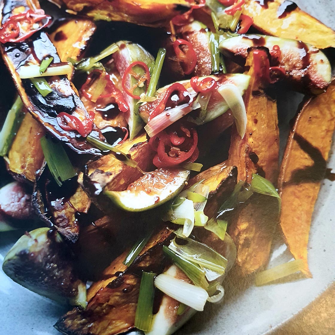 Roasted Sweet Potatoes & Fresh Figs