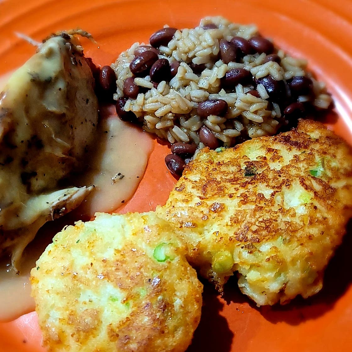 Corn and Cheddar Mashed Potato Fritters