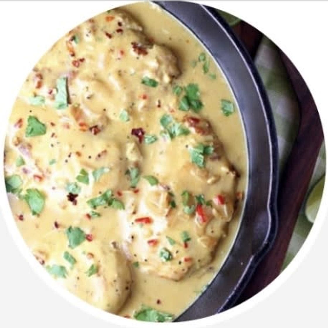 Creamy coconut lime chicken