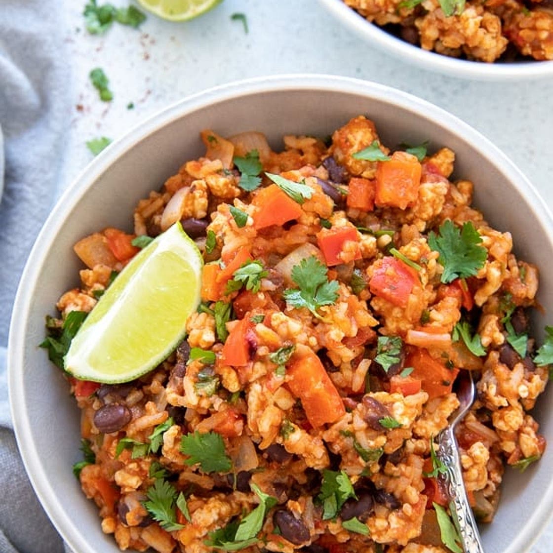 Mexican Ground Turkey Bowl