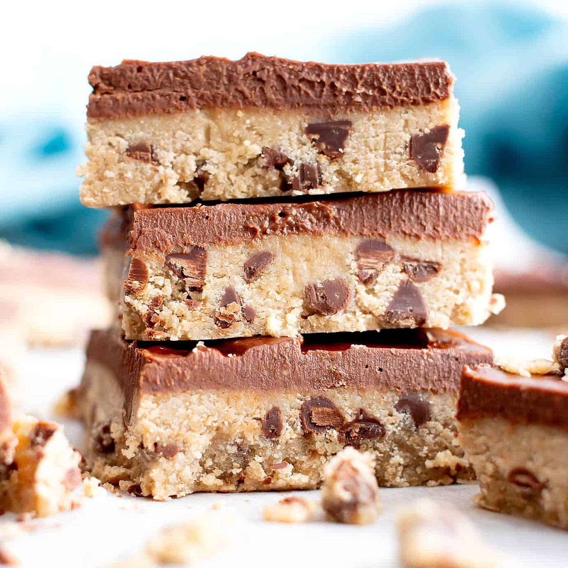 Barres de pâte à cookie