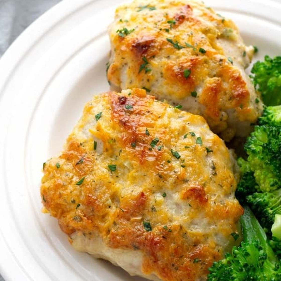 Cheddar Ranch Chicken Thighs