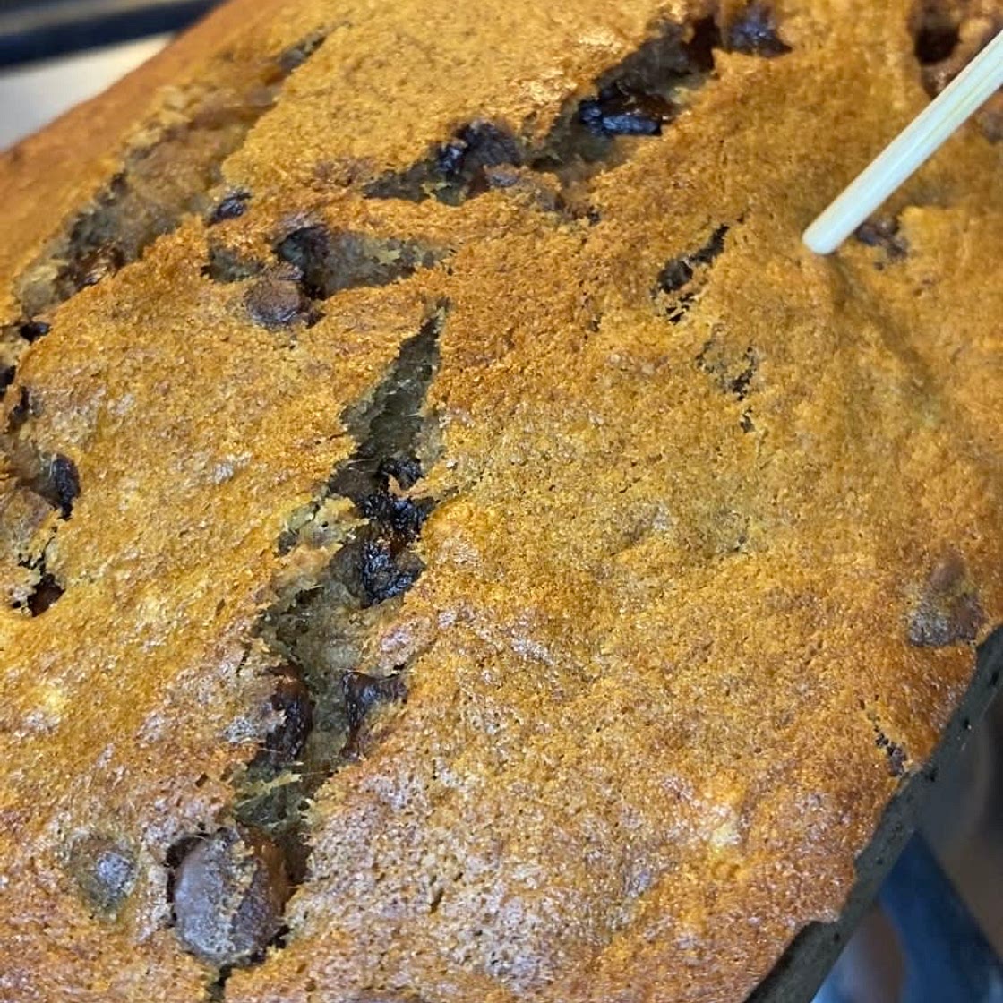 Chocolate chip banana bread