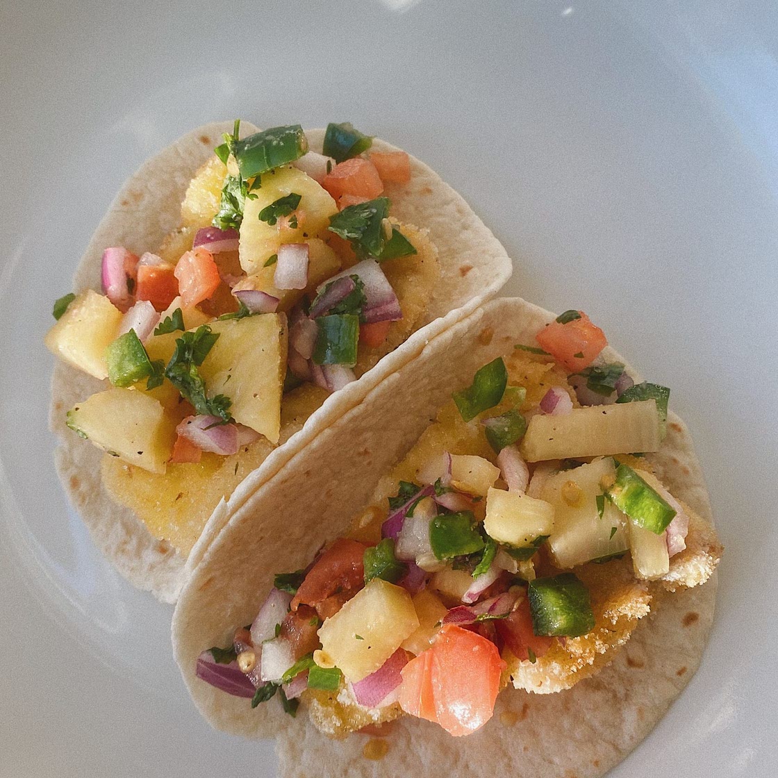 Fish Tacos with Pineapple Salsa
