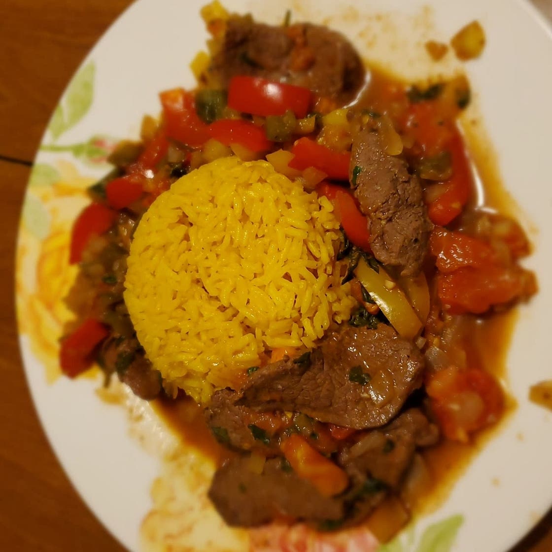 SKINNY PERUVIAN BEEF SALTADO