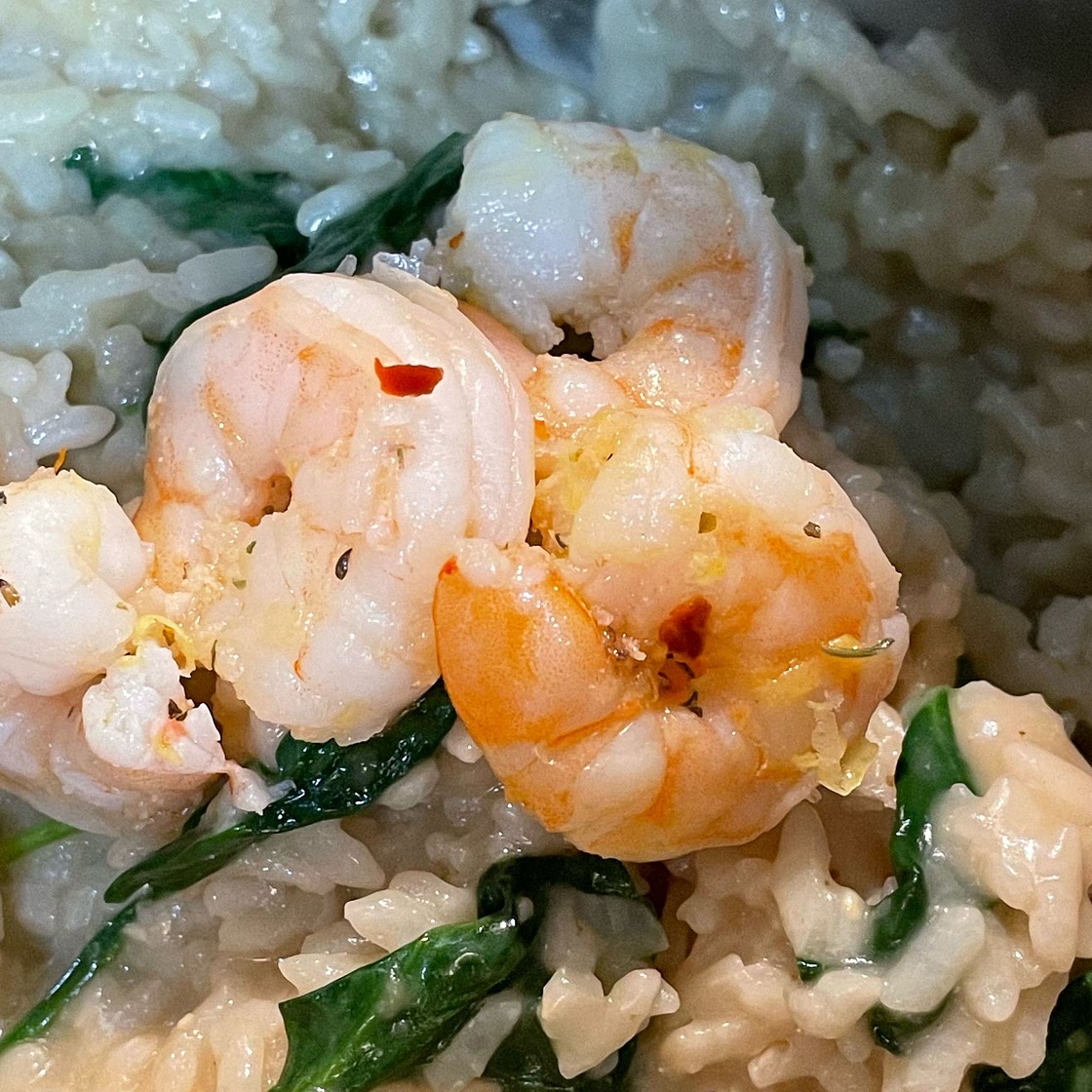 Instant Pot Lemony Shrimp Risotto