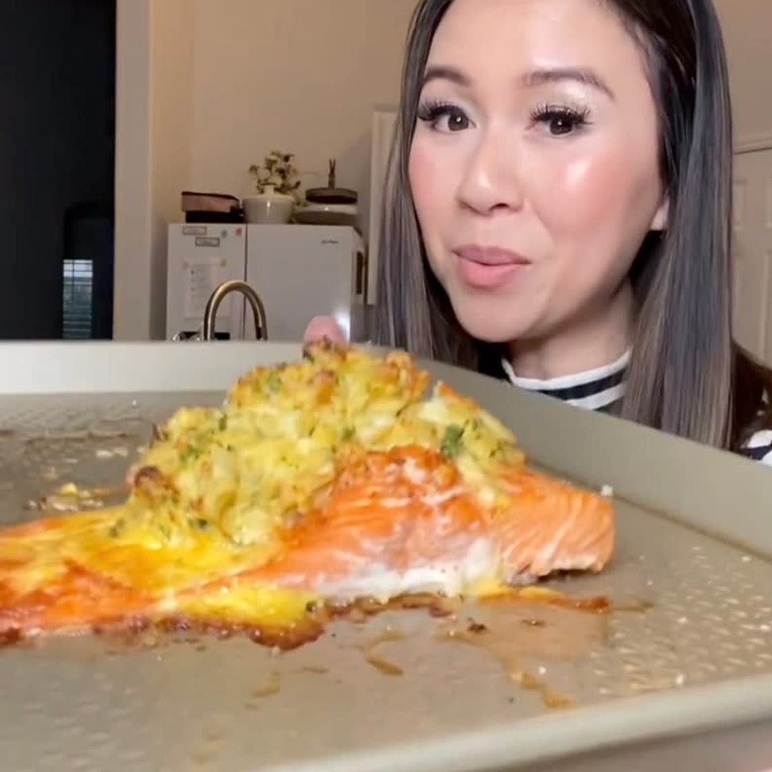 Crab Stuffed Salmon