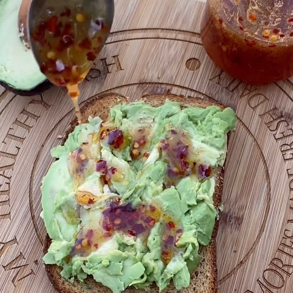 Hot Honey Avocado Toast