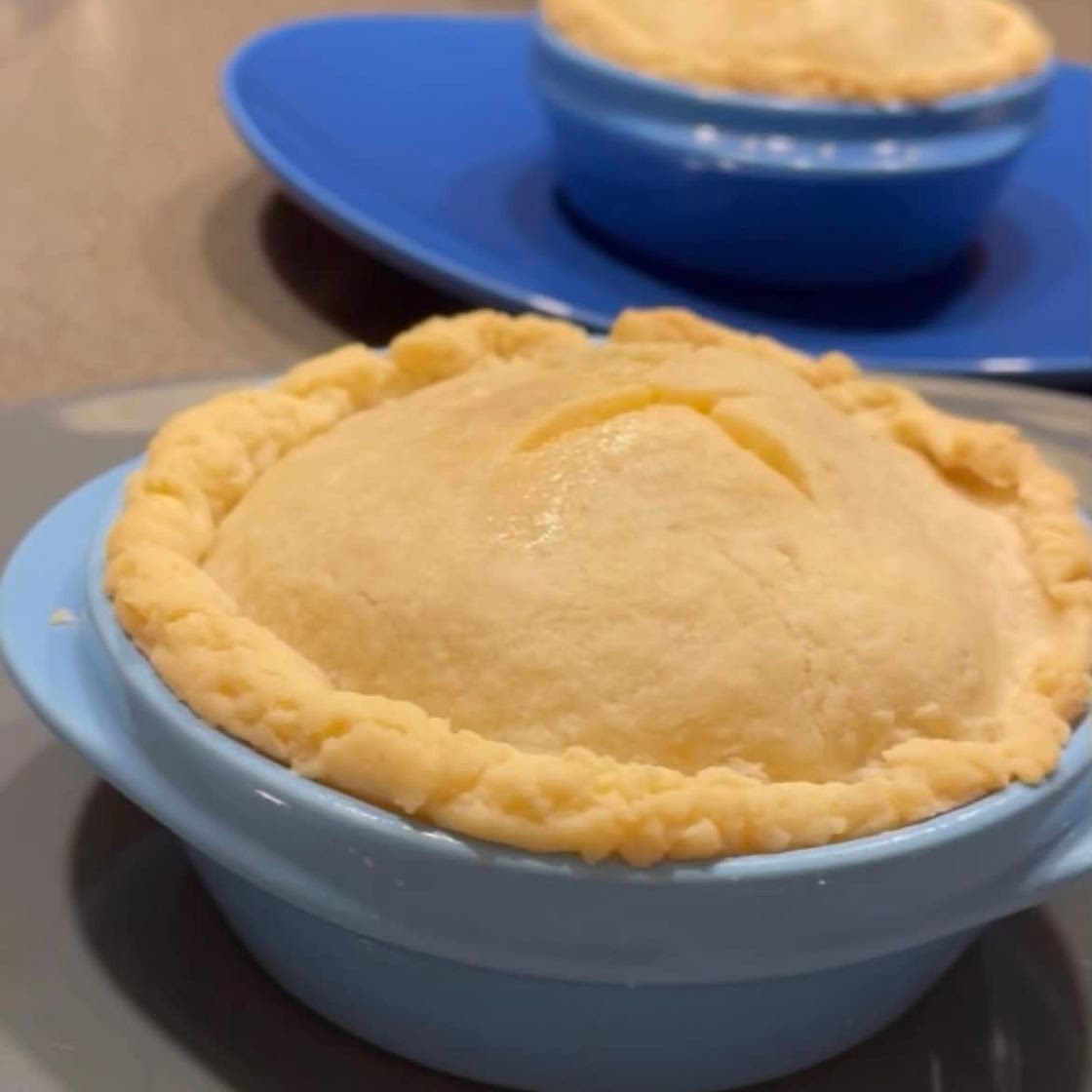 Cheesy Chicken Pot Pies