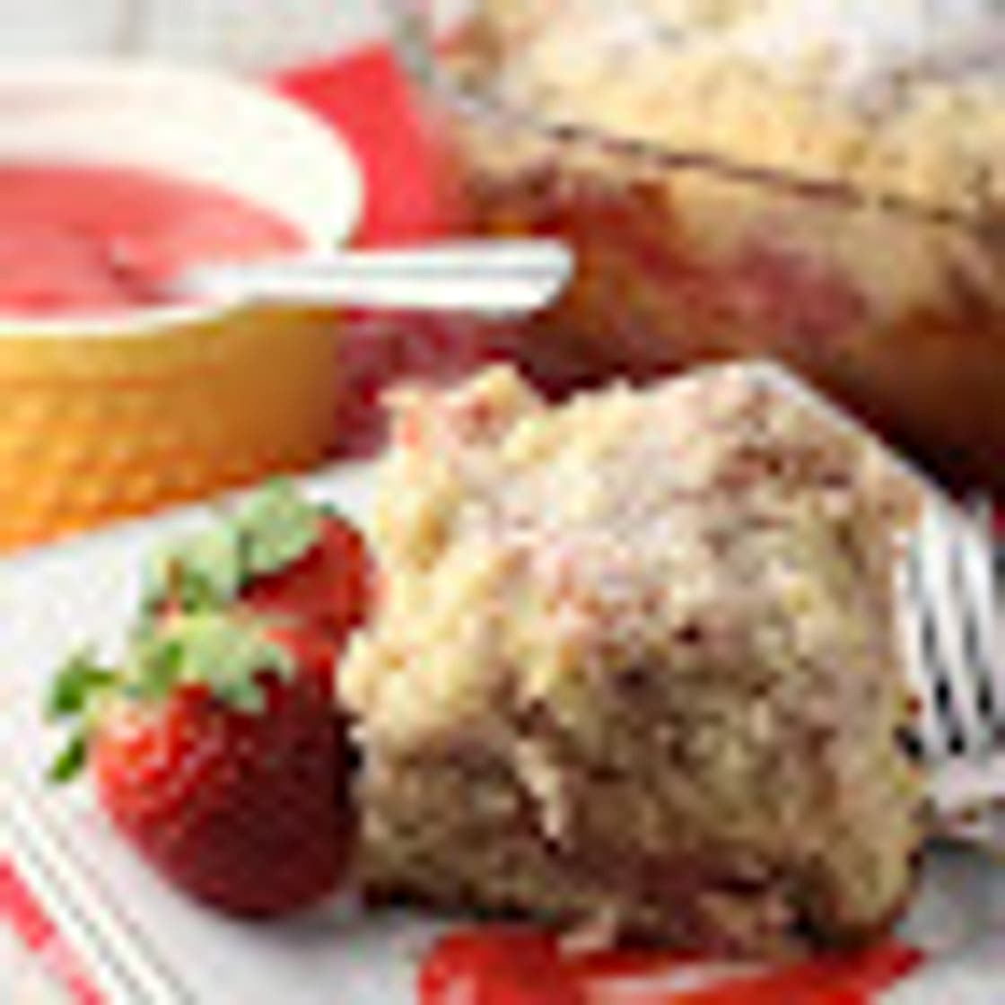Strawberry Swirl Coffee Cake